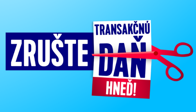 Zrušte transakčnú daň